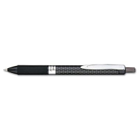 Pentel Oh! 0.7 mm Medium Retractable Gel Roller Pens, Black, 12-Pack