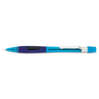 Pentel Quicker Clicker #2 0.5 mm Transparent Blue Plastic Mechanical Pencil