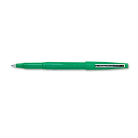 Pentel Rolling Writer 0.8 mm Medium Roller Ball Pens, Green, 12-Pack