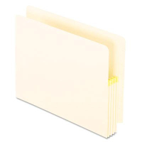 Pendaflex Letter 3-1/2" Expanding Straight Tab Convertible File Folder, Manila, 25/Box