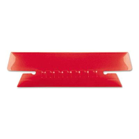 Pendaflex 1/3 Tab 3-1/2" Hanging File Tabs & Inserts, Red/White, 25/Pack	