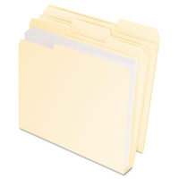 Pendaflex DoubleStuff 1/3 Cut Tab Letter File Folder, Manila, 50-Pack