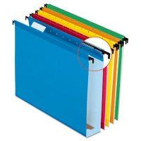Pendaflex SureHook Legal 2" Expanding Box Bottom Hanging Folders, Assorted Colors, 20/Box
