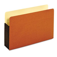 Pendaflex Legal 3-1/2" Expanding Top Tab File Pocket, Brown, 10/Box