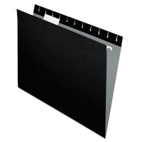 Pendaflex Letter Hanging File Folders, Black, 25/Box