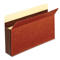 Pendaflex Legal 3-1/2" Expanding Accordion File Pocket, Red, 25/Box