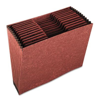 Pendaflex 12-Pocket Letter Indexed Accordion Open Top File, Brown