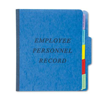 Pendaflex 1/3 Cut Tab Letter Vertical Personnel Folder, Blue