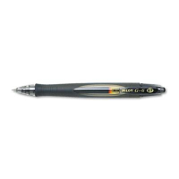Pilot G6 0.7 mm Fine Retractable Gel Roller Ball Pen, Black