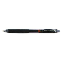 Pilot G-Knock 0.7 mm Fine Retractable Gel Roller Ball Pens, Black, 12-Pack
