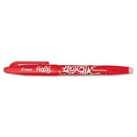 Pilot FriXion 0.7 mm Fine Stick Erasable Roller Gel Pen, Red