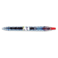 Pilot B2P 0.7 mm Fine Retractable Gel Roller Ball Pen, Red