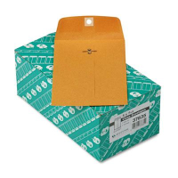Quality Park 5" x 7-1/2" #35 Clasp Envelope, Brown Kraft, 100/Box