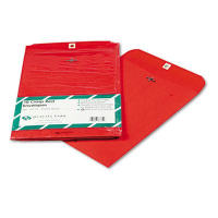Quality Park 9" x 12" #90 Fashion Color Clasp Envelope, Red, 10/Pack