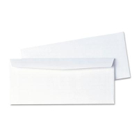 Quality Park 4-1/8" x 9-1/2" Contemporary #10 Business Envelope, White, 1000/Box