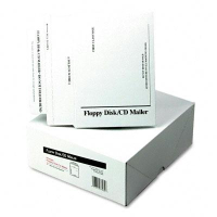 Quality Park 8-1/2" x 6" Foam-Lined Multimedia Disk Mailer, White, 25/Box