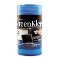 Read Right ScreenKleen Monitor Screen Wet Wipes Can, 50 Wipes