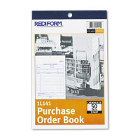 Rediform 5-1/2" x 7-7/8" 50-Page 3-Part Bottom-Punch Purchase Order Book