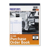 Rediform 8-1/2" x 11" 50-Page 2-Part Bottom-Punch Purchase Order Book