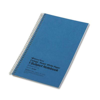 National Brand 6" X 9-1/2" 80-Sheet College Rule Notebook, Blue Cover