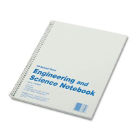 Rediform 8-1/2" X 11" 60-Sheet Quadrille & College Rule Engineering & Science Notebook