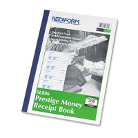 Rediform 2-3/4" x 7" 200-Page 2-Part Prestige Money Receipt Book