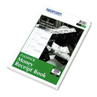 Rediform 6-7/8" x 2-3/4" 300-Page 2-Part Hardcover Numbered Money Receipt Book