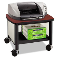 Safco One-Shelf Underdesk Printer Cart, Black