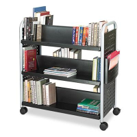 Safco Scoot 6-Shelf Book Cart