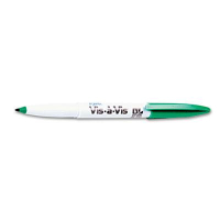 Expo Vis-a-Vis Wet-Erase Marker, Fine Point, Green, 12-Pack