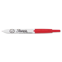 Sharpie Retractable Permanent Marker, Ultra Fine Tip, Red