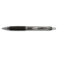 Uni-ball Signo 207 Needle 0.7 mm Medium Retractable Roller Ball Pens, Black, 12-Pack