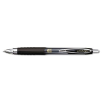 Uni-ball 207 Signo 0.38 mm Ultra Micro Retractable Ballpoint Pens, Black, 12-Pack