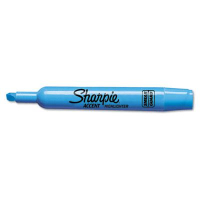 Sharpie Accent Tank Style Chisel Tip Highlighter, Blue, 12-Pack