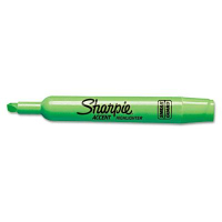 Sharpie Accent Tank Style Chisel Tip Highlighter, Green, 12-Pack