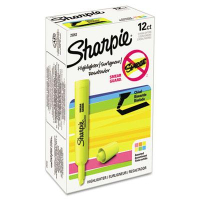 Sharpie Accent Tank Style Chisel Tip Highlighter, Assorted, 12-Pack