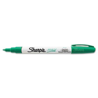 Sharpie Permanent Paint Marker, Fine Tip, Green