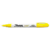 Sharpie Permanent Paint Marker, Fine Tip, Yellow