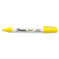 Sharpie Permanent Paint Marker, Medium Tip, Yellow