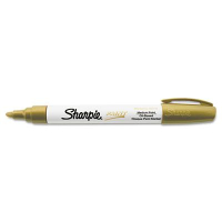 Sharpie Permanent Paint Marker, Medium Tip, Gold