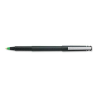 Uni-ball 0.7 mm Fine Stick Roller Ball Pens, Green, 12-Pack
