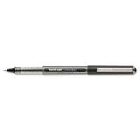 Uni-ball Vision 0.5 mm Micro Stick Roller Ball Pens, Black, 12-Pack