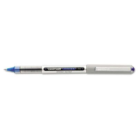 Uni-ball Vision 0.7 mm Fine Stick Roller Ball Pens, Blue, 12-Pack