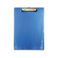 Saunders 1/2" Capacity 8-1/2" x 12" Recycled Plastic Clipboard, Ice Blue