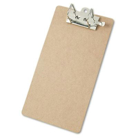 Saunders 2" Capacity 8-1/2" x 14" Recycled Arch Clipboard, Brown