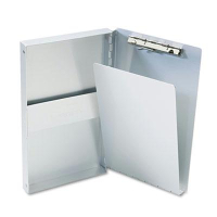 Saunders 3/8" Capacity 5-2/3" x 9-1/2" Snapak Aluminum Forms Folder, Silver