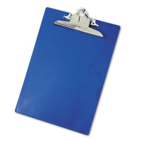 Saunders 1" Capacity 8-1/2" x 12" Recycled Plastic Clipboard, Blue