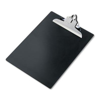 Saunders 1" Capacity 8-1/2" x 12" Recycled Plastic Clipboard, Black