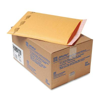 Sealed Air 10-1/2" x 16" Side Seam #5 Jiffylite Self-Seal Mailer, Golden Brown, 25/Carton