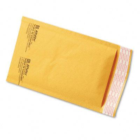 Sealed Air 5" x 10" Side Seam #00 Jiffylite Self-Seal Mailer, Golden Brown, 250/Carton